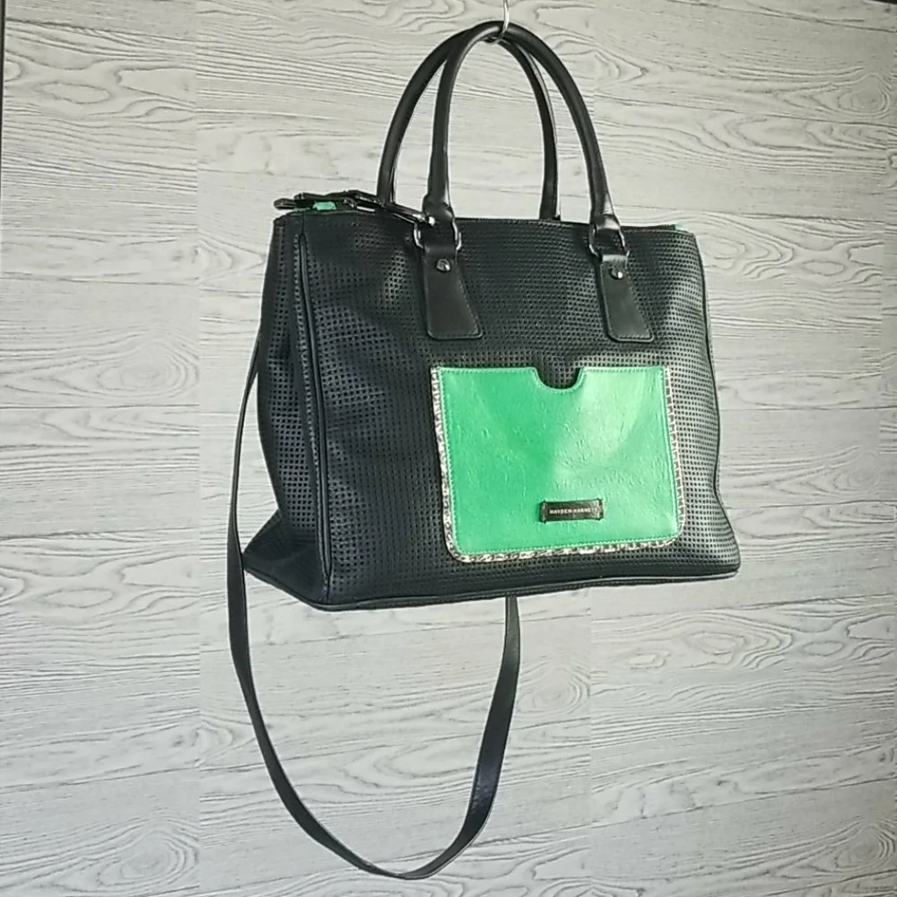 HAYDEN HARNETT // ltd ed ultra-chic 2 piece leather bag & mini clutch - Picture 10 of 16